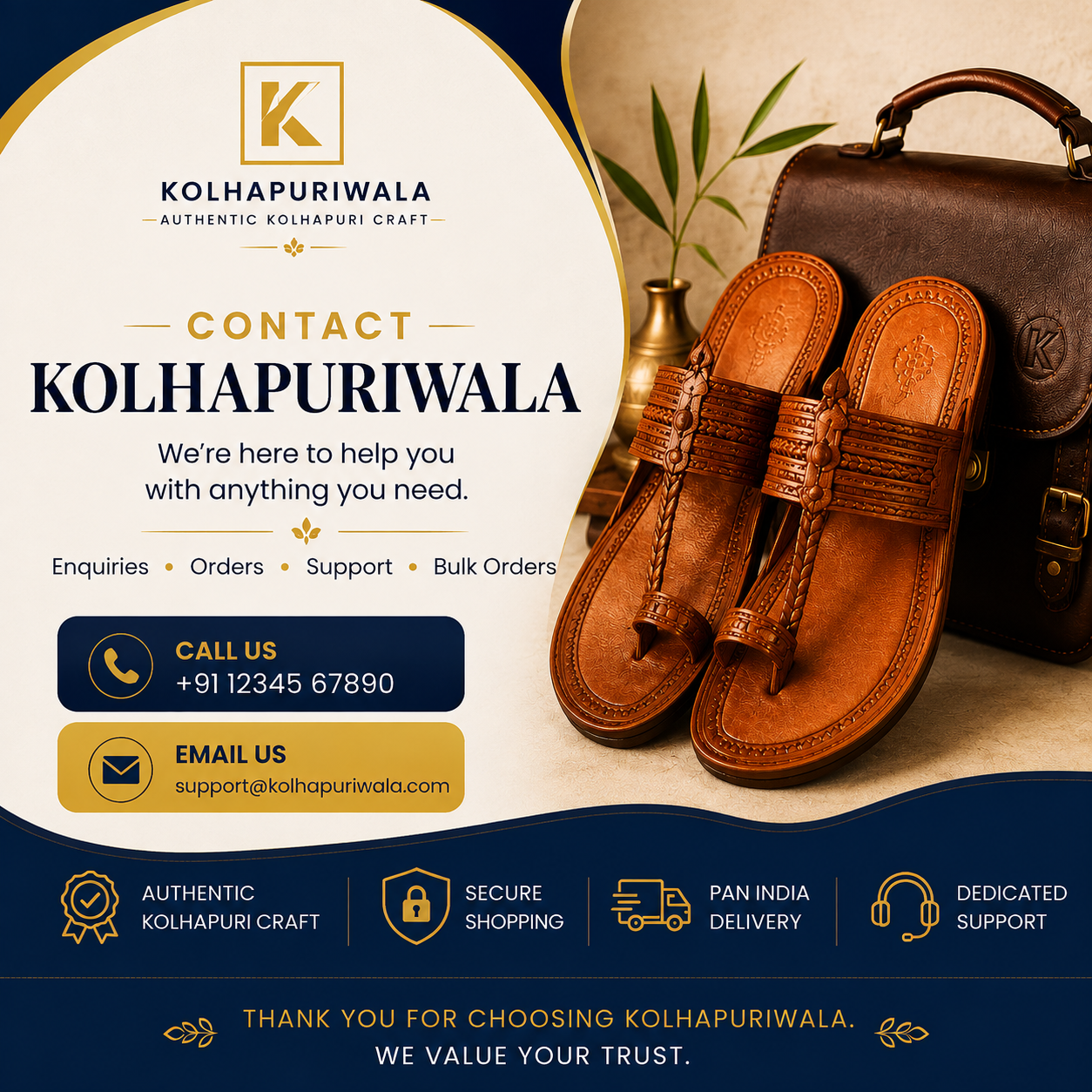 Kolhapuri Leather Footwear